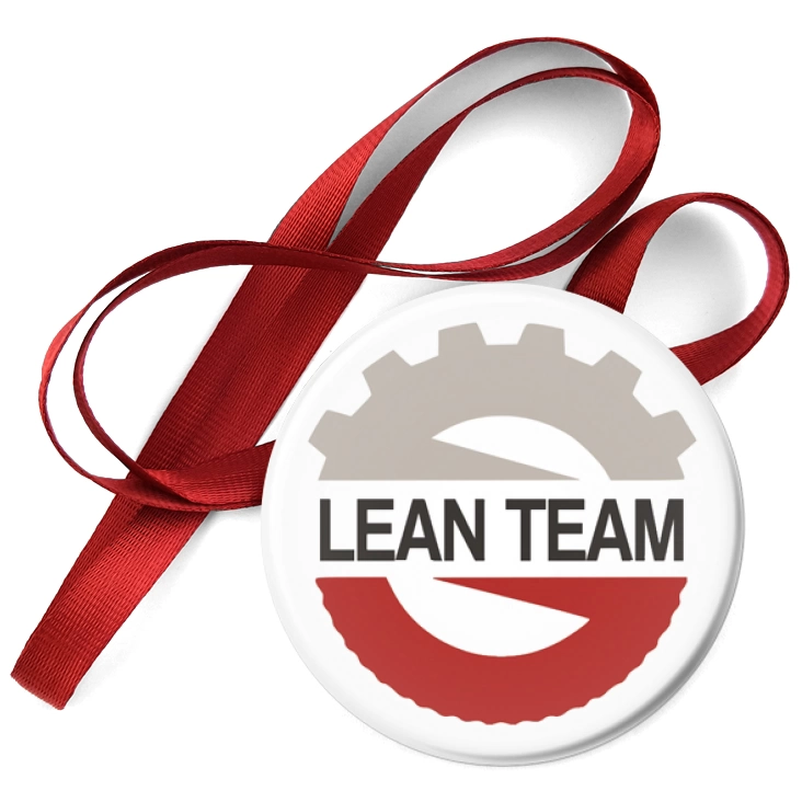 przypinka medal Lean Team