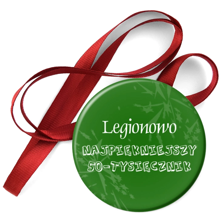 przypinka medal Legionowo 50 tys. E