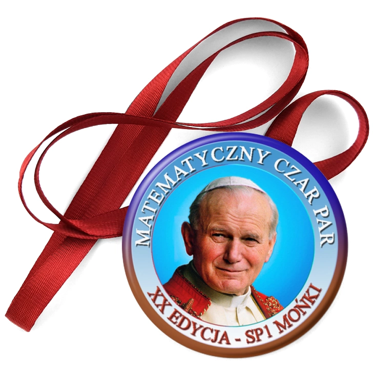przypinka medal Matematyczny Czar Par