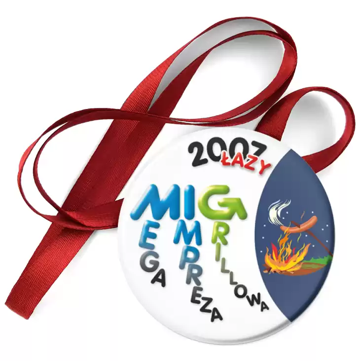 przypinka medal MIG 2007 - Mega Impreza Grillowa