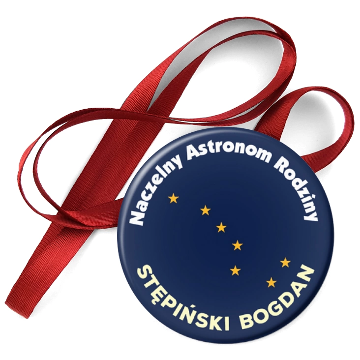 przypinka medal Naczelny Astronom Rodziny