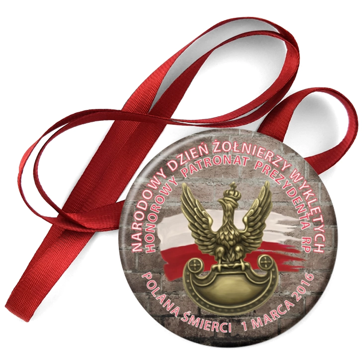 przypinka medal Narodowy Dzień Żołnierzy Wyklętych