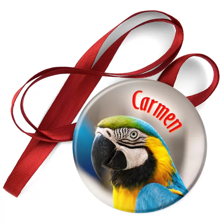 przypinka medal Papugarnia Carmen