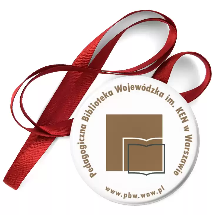 przypinka medal Pedagogiczna Biblioteka Wojewódzka w Warszawie
