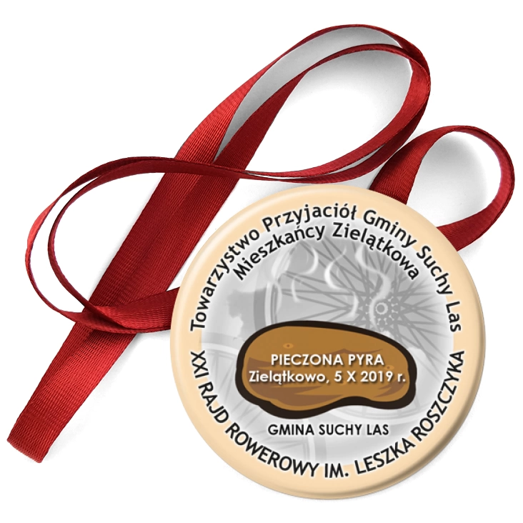 przypinka medal Pieczona Pyra 2019
