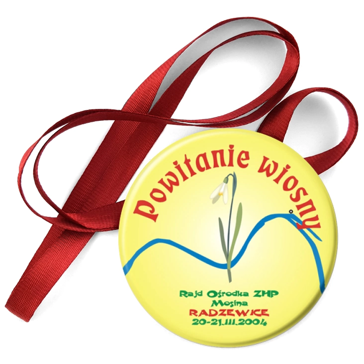 przypinka medal Powitanie wiosny