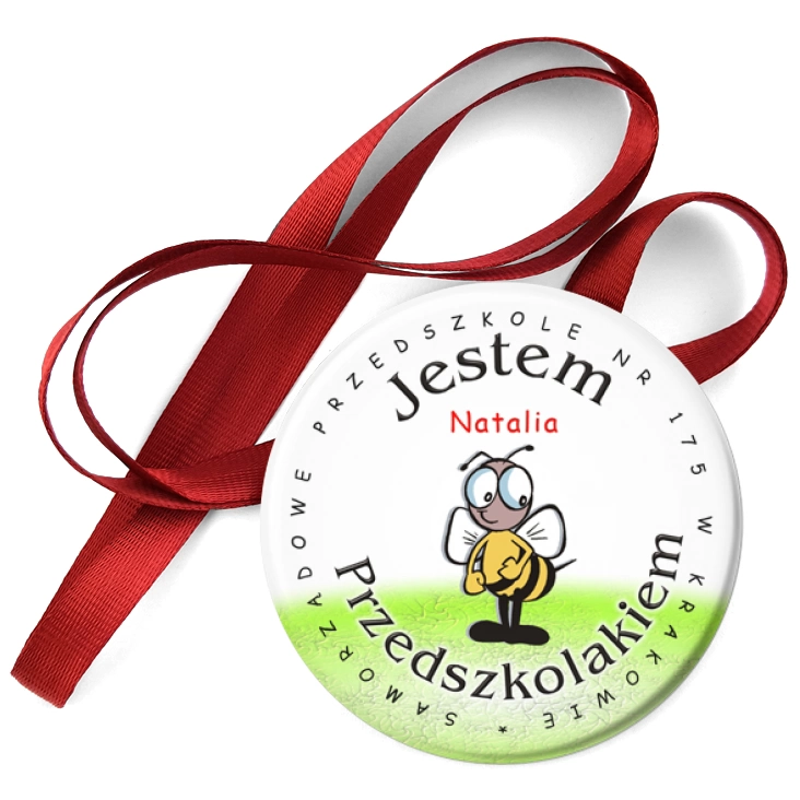 przypinka medal Przedszkole nr 175 w Krakowie