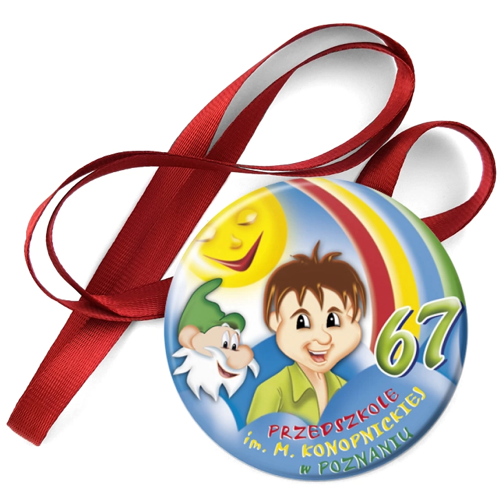 przypinka medal Przedszkole nr 67 w Poznaniu