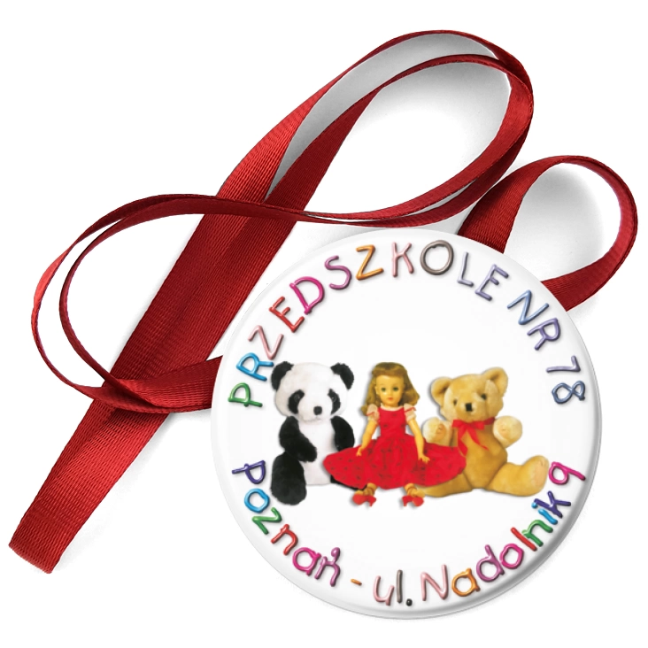 przypinka medal Przedszkole nr 78