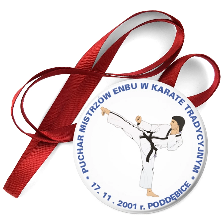 przypinka medal Puchar Mistrzów Enbu w Karate Tradycyjnym
