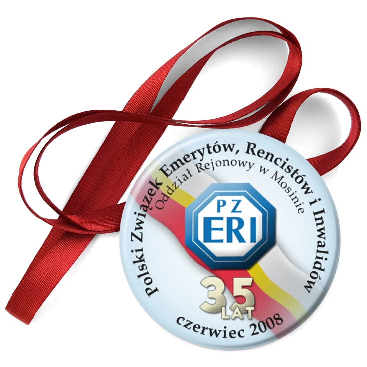 przypinka medal PZERiI w Mosinie 2008