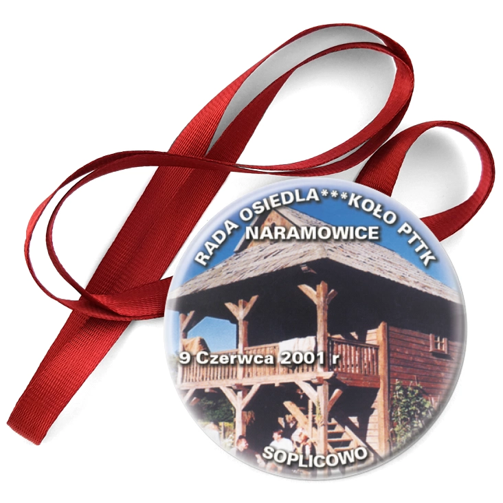przypinka medal Rada osiedla - Koło PTTK Naramowice
