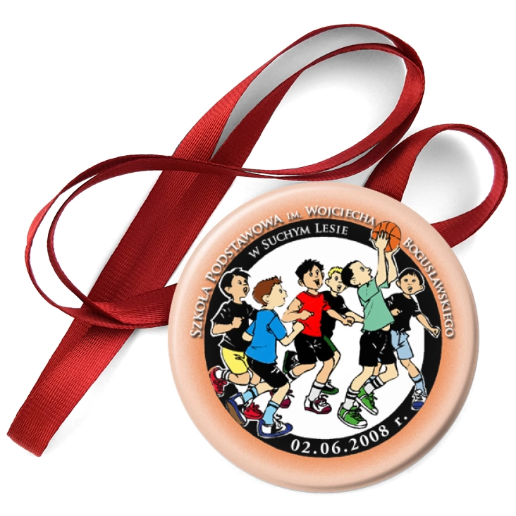 przypinka medal SP im. W. Bogusławskiego w Suchym Lesie