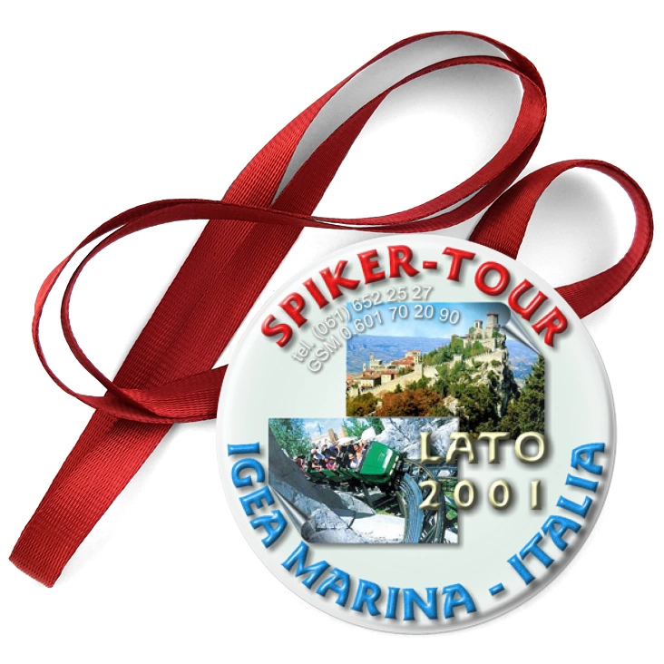 przypinka medal Spiker-Tour Italia