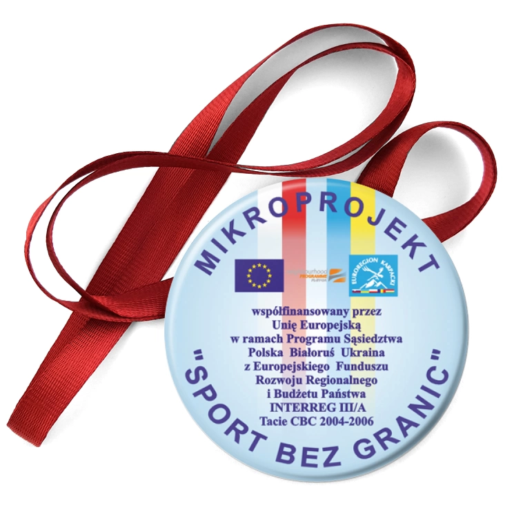 przypinka medal Sport bez granic