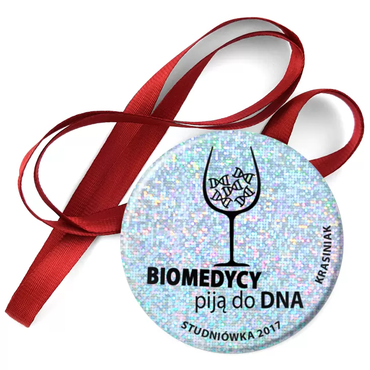 przypinka medal Studniówka - Biomedycy
