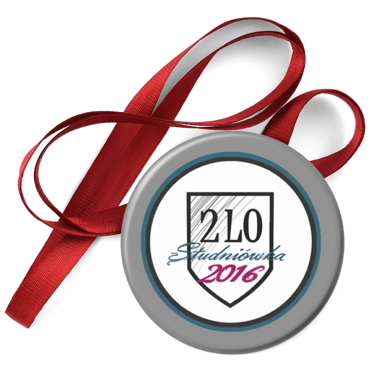 przypinka medal Studniówka 2015 IIID