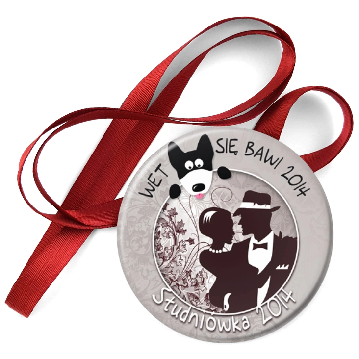 przypinka medal Studniówka 2014 - WET