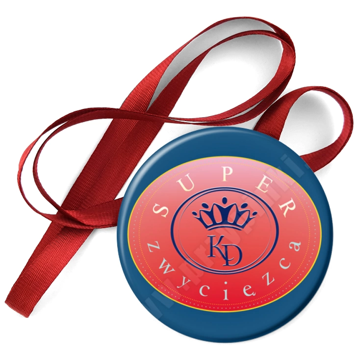 przypinka medal Super zwycięzca