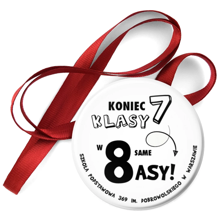 przypinka medal Szkoła Podstawowa 369 im. Dobrowolskiego w Warszawie