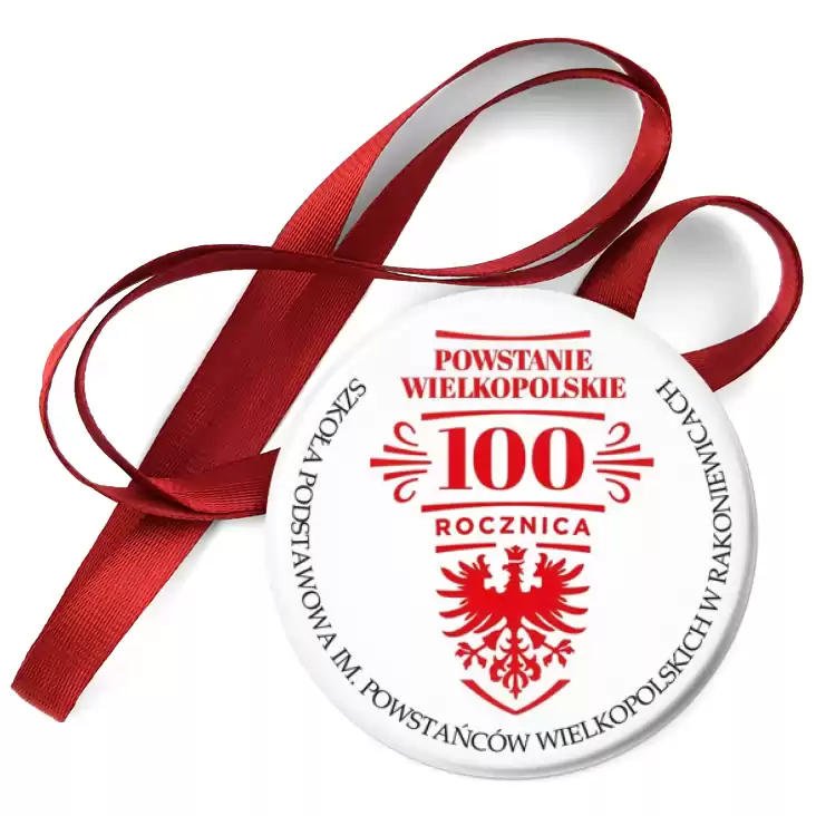 przypinka medal Szkoła Podstawowa w Rakoniewicach