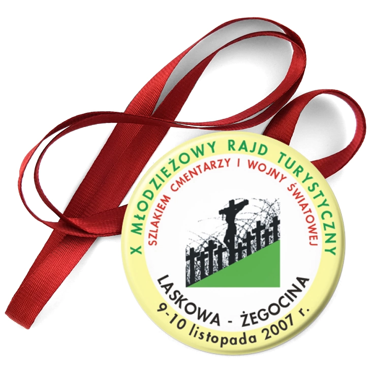 przypinka medal Szlakiem cmentarzy I Wojny Światowej