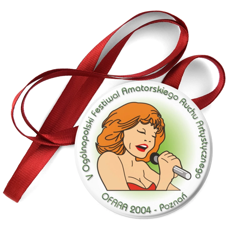 przypinka medal V Ogólnopolski Festiwal Amatorskiego Ruchu Artystycznego
