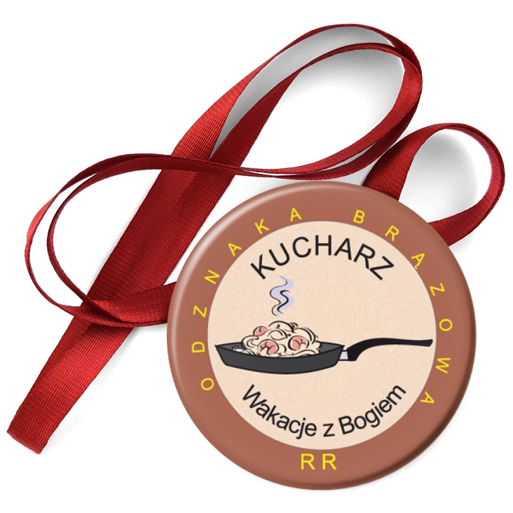 przypinka medal Wakacje z Bogiem - Kucharz