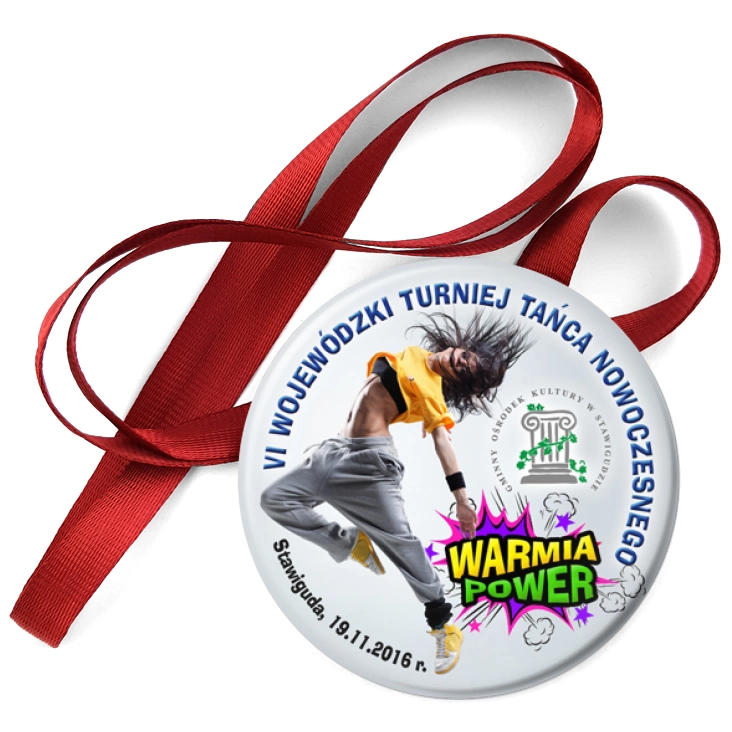 przypinka medal Warmia Power 2016