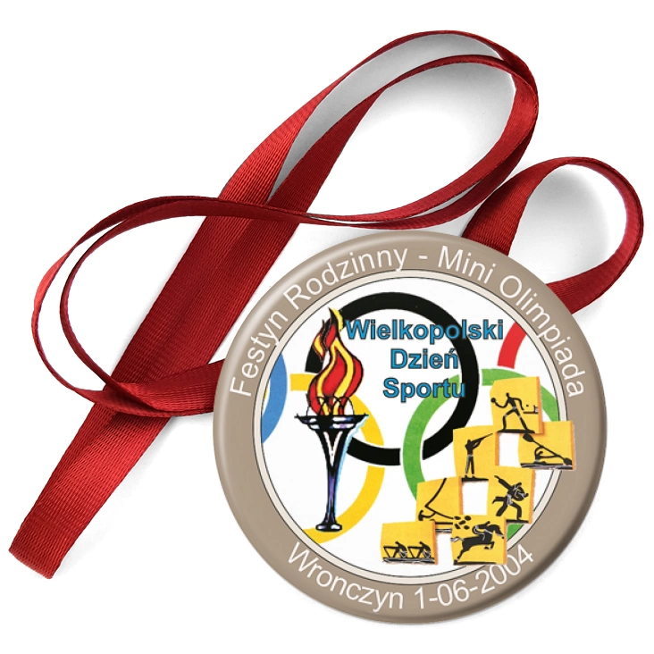przypinka medal Wielkopolski Dzień Sportu 2004