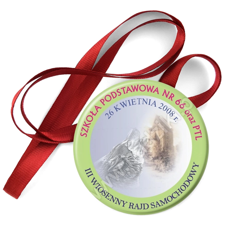 przypinka medal Wiosenny Rajd Samochodowy