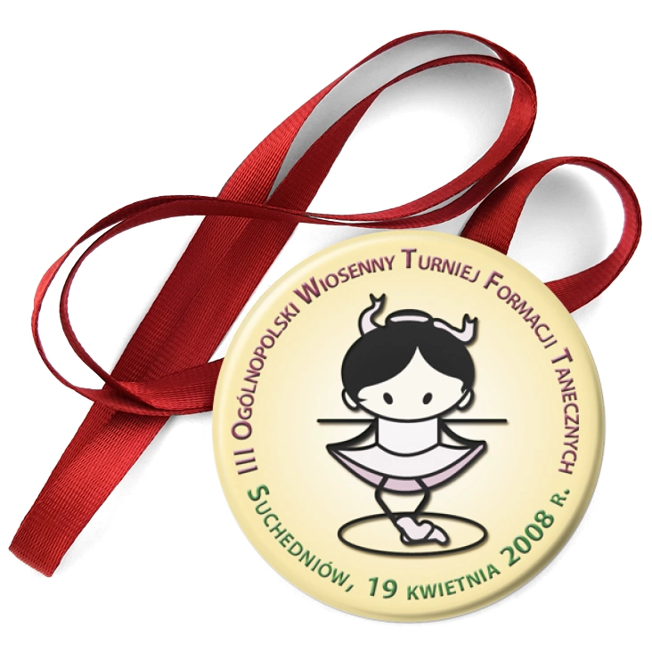 przypinka medal Wiosenny Turniej Formacji Tanecznych