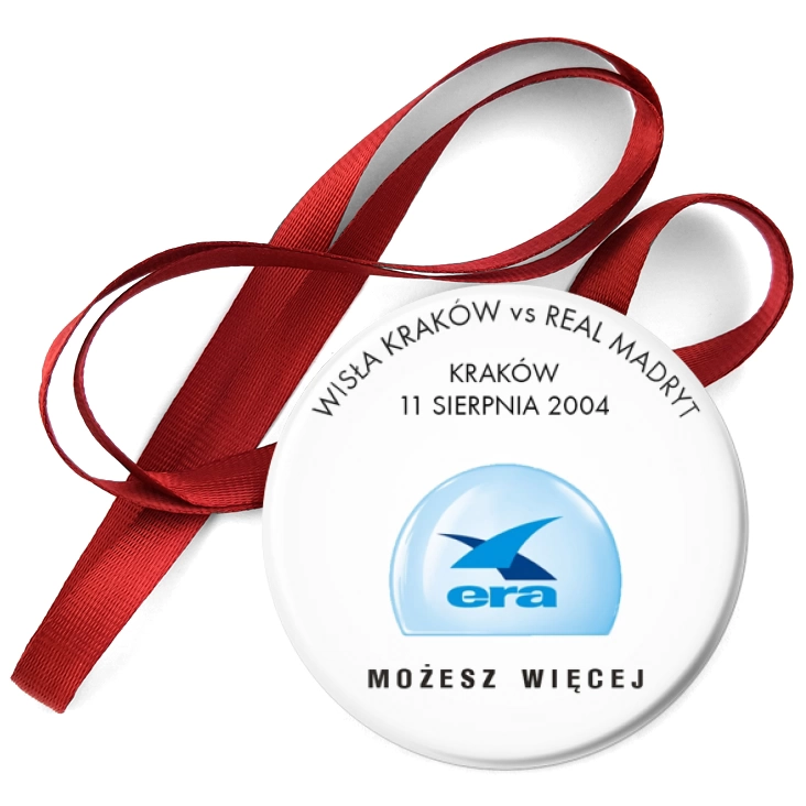 przypinka medal WISŁA vs REAL