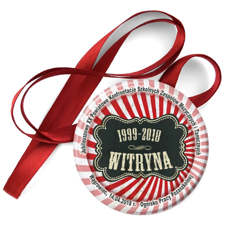 przypinka medal Witryna 2018