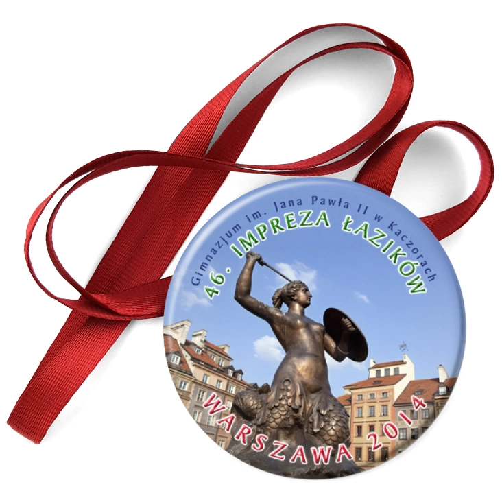 przypinka medal Wycieczka Kaczory-Warszawa
