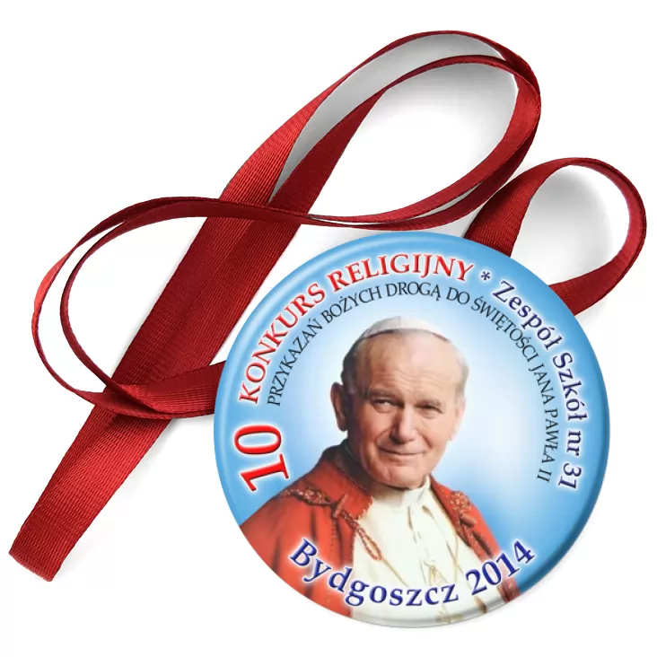 przypinka medal X Konkurs Religijny Bydgoszcz