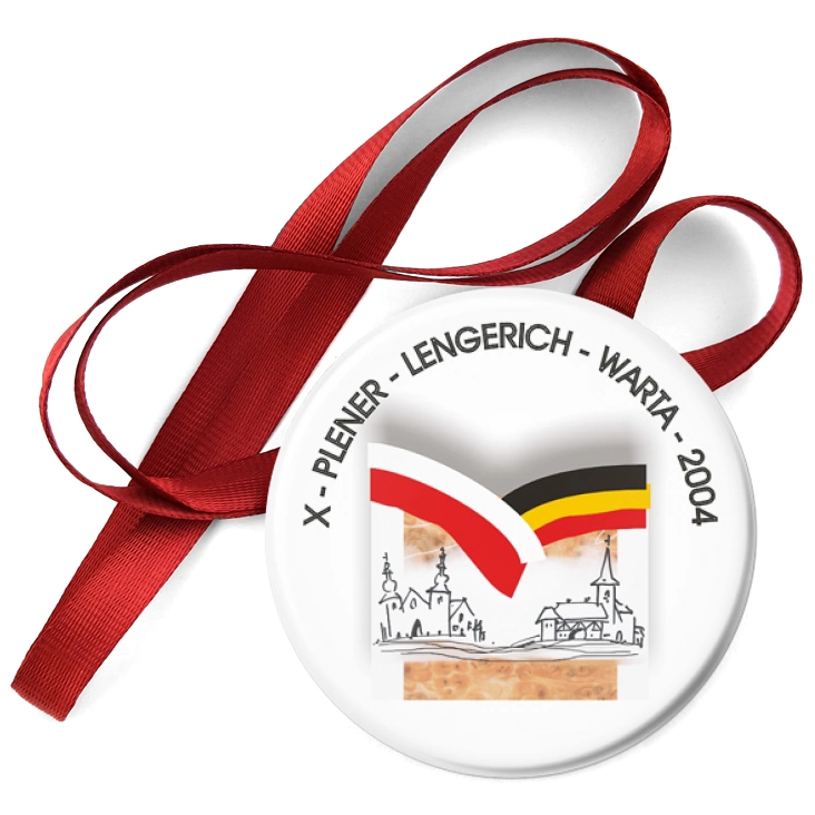 przypinka medal X - PLENER - LENGERICH - WARTA - 2004