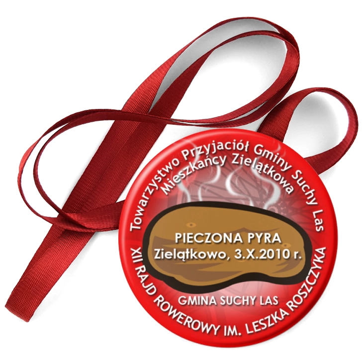 przypinka medal XII Rajd Rowerowy im. Leszka Roszczyka