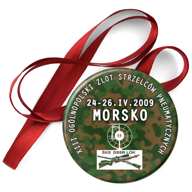 przypinka medal XIII Ogólnopolski Zlot Strzelców Pneumatycznych