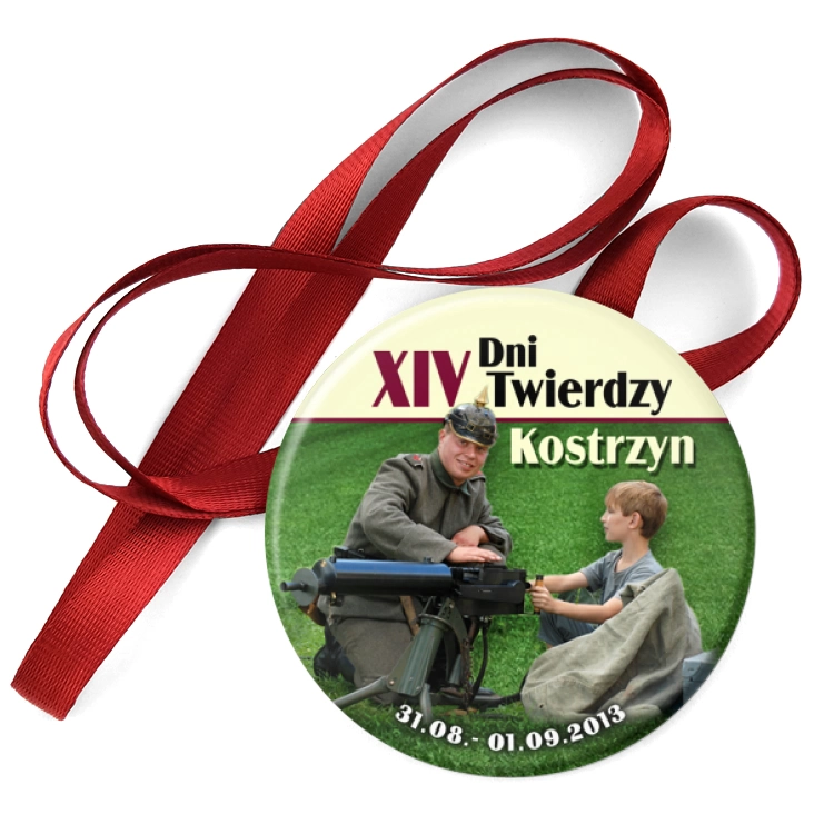 przypinka medal XIV Dni Twierdzy Kostrzyn