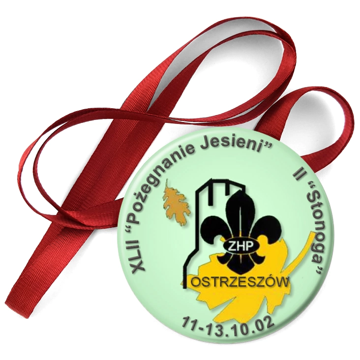 przypinka medal XLII Pożegnanie Jesieni - II Stonoga