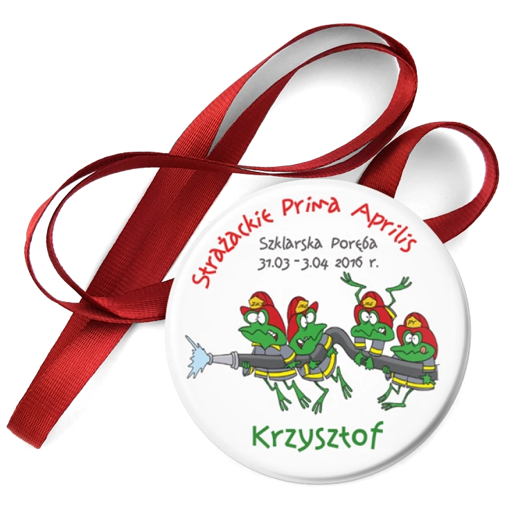przypinka medal Żaby