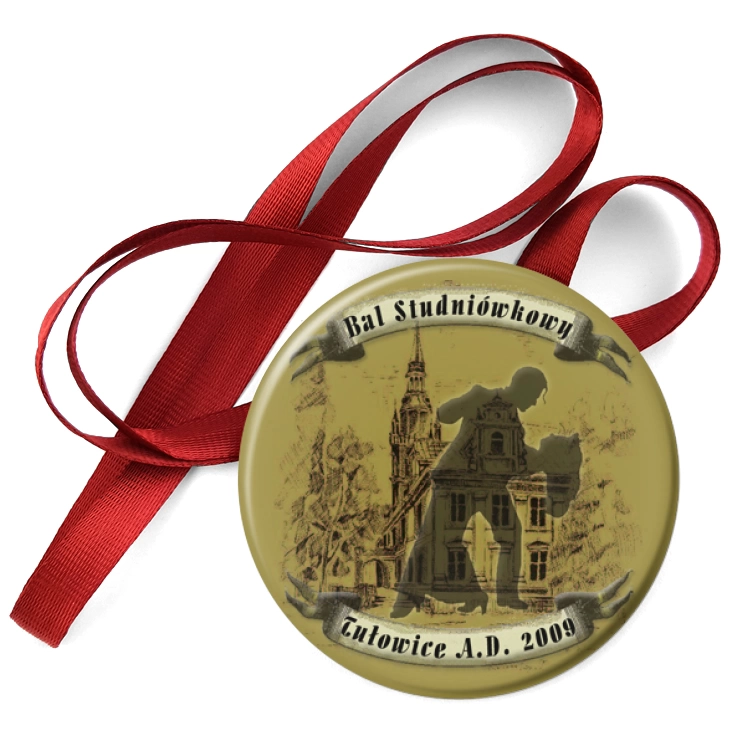 przypinka medal Bal Studniówkowy - Tułowice