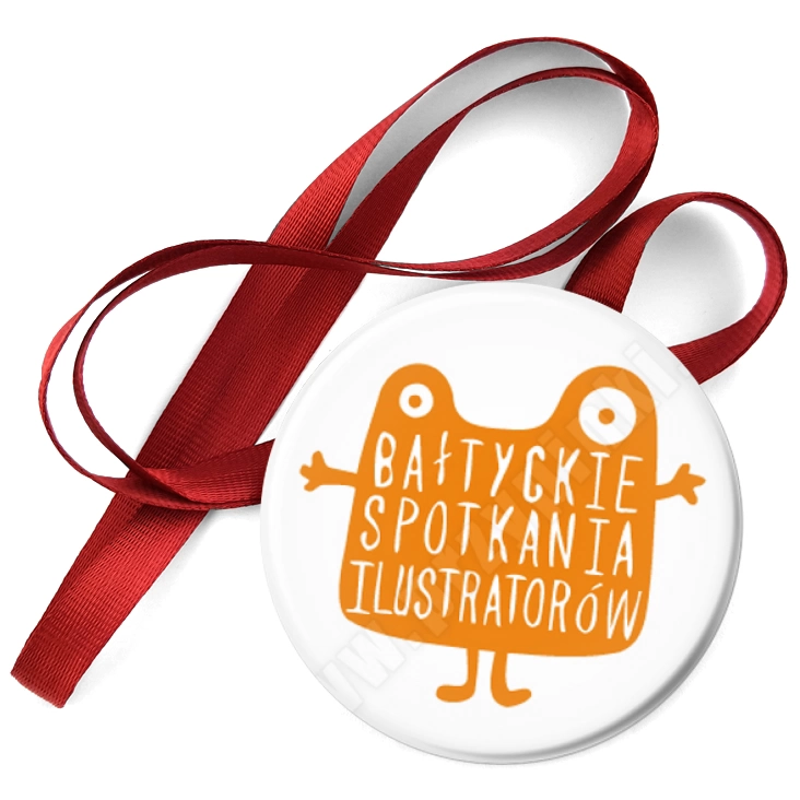 przypinka medal Bałtyckie Spotkania Ilustratorów