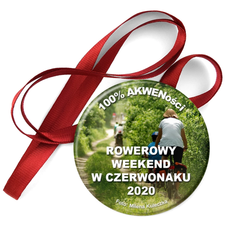 przypinka medal 100% AKWENości