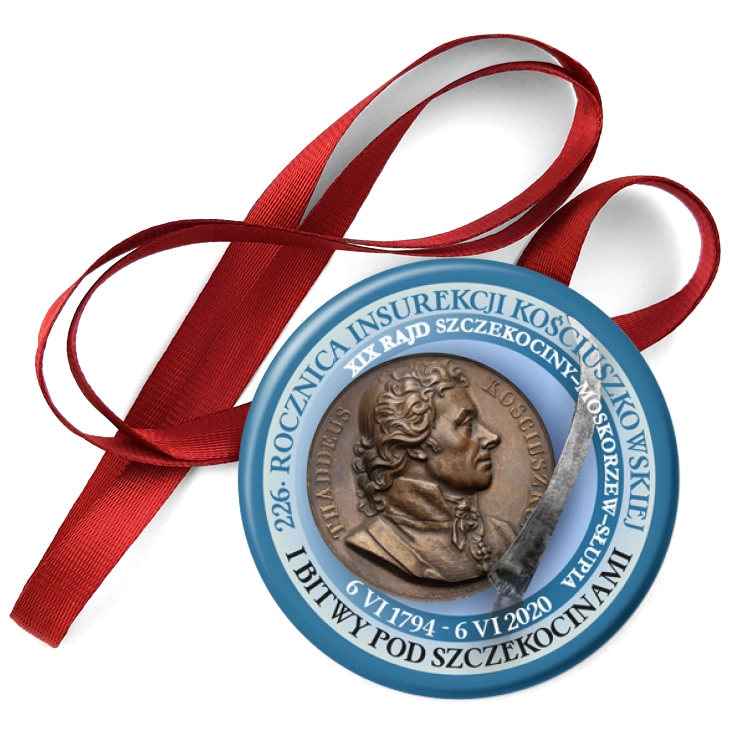 przypinka medal 226. Rocznica Insurekcji Kościuszkowskiej