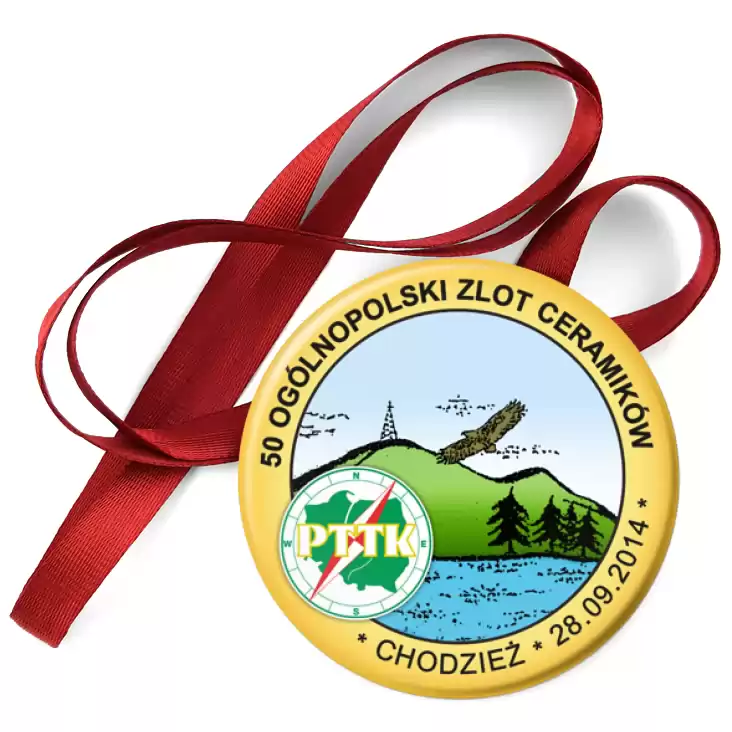 przypinka medal 50 Ogólnopolski Zlot Ceramików