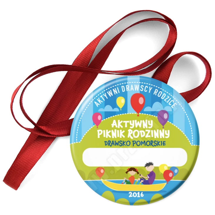 przypinka medal Aktywny Piknik Rodzinny