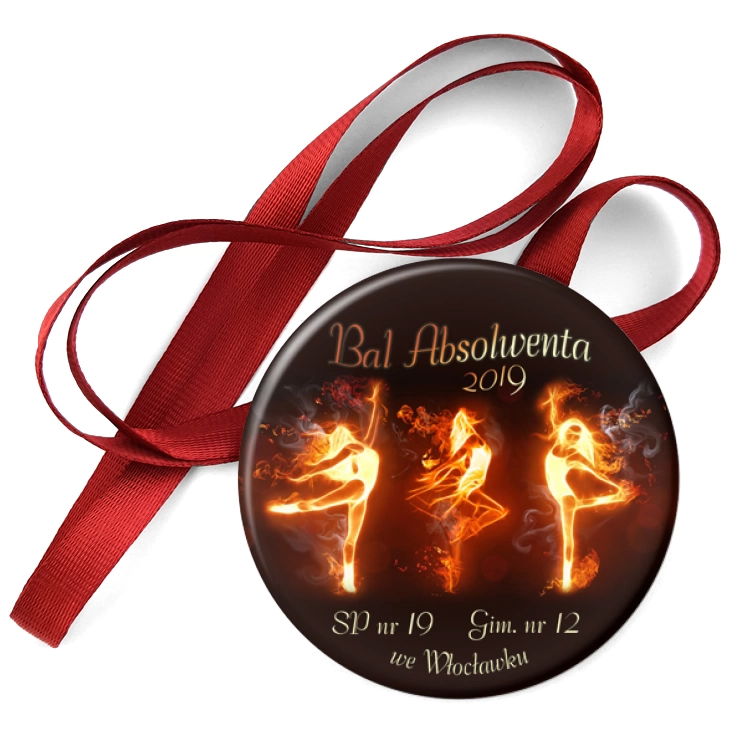 przypinka medal Bal Absolwenta 2019