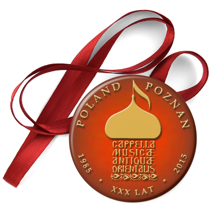 przypinka medal Capella Musiqae Antiquae Orientalis 2015